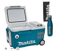 Makita DCW180Z 18v LXT 20L Cooler Warmer Cool Box Wheeled Bare + AC Plug + Flask | £349.99