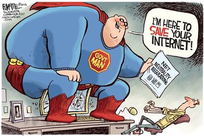 
Political&nbsp;cartoon U.S. Net Neutrality