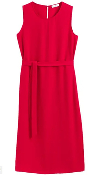 Sleeveless Shift Midi Dress, £18 | LA REDOUTE