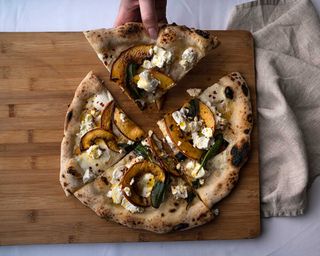pizza with autumn recipe from Ooni