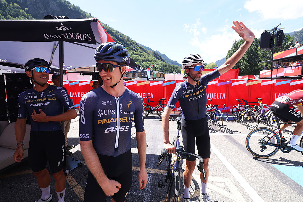 ANDORRA LA VELLA, ANDORRA - AUGUST 25: Damien Howson of Australia and Team Pinarello - Q36.5 Pro Cycling prior to La Vuelta - 81st Tour of Spain 2026, Stage 4 a 104.8km from Andorra la Vella to Andorra la Vella / #UCIWT / on August 25, 2026 in Andorra la Vella, Andorra. (Photo by Alexander Hassenstein/Getty Images)