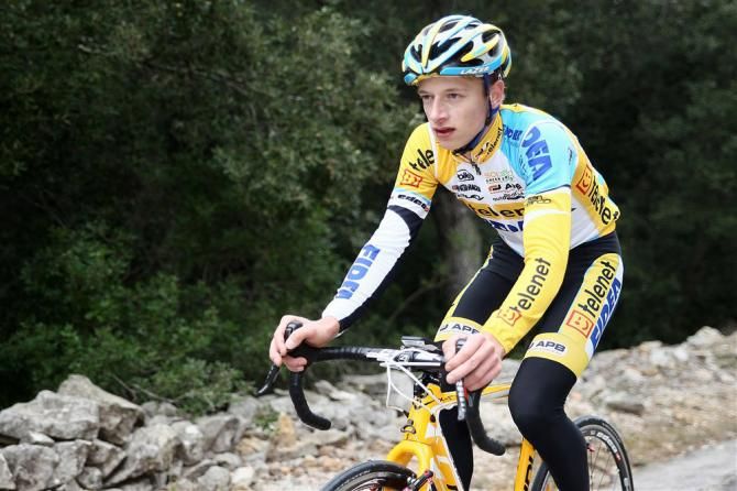 Quinten Hermans puts in some training time on Mallorca during Telenet-Fidea's camp
