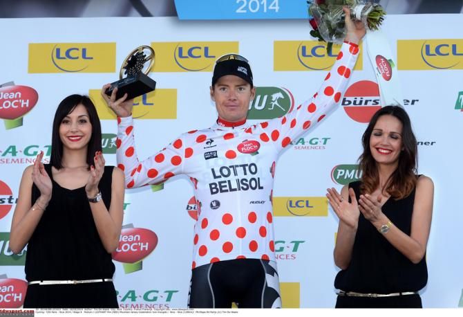 King of the mountain Pim Ligarth (Lotto Belisol)