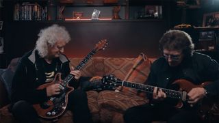 Brian May and Tony Iommi jamming Black Sabbath's Paranoid