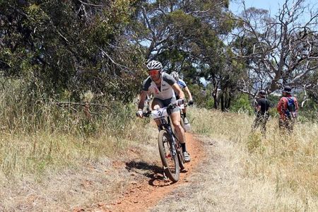 Andy Blair leads the elite men