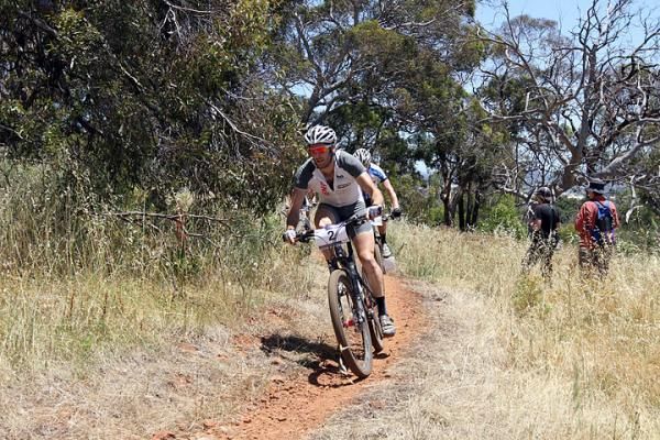 Andy Blair leads the elite men