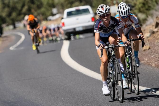 Lauren Stephens (TIBCO) helps open up a gap on the field.