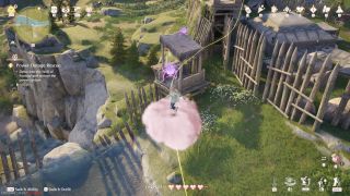 Infinity Nikki - Nikki rides a cloud in a jumping challenge to collect a whimstar