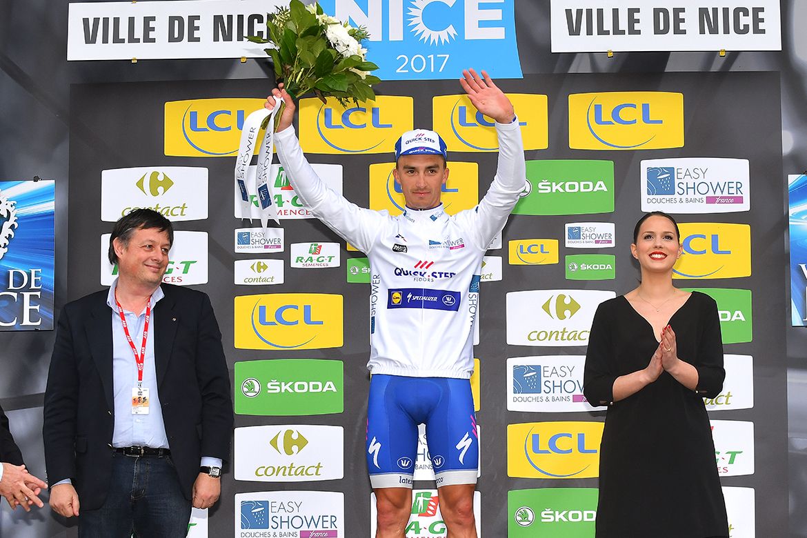 Julian Alaphilippe finished Paris-Nice as the best young rider.