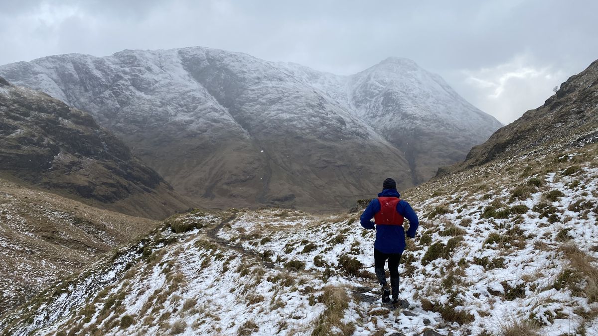 running in Glen Coe