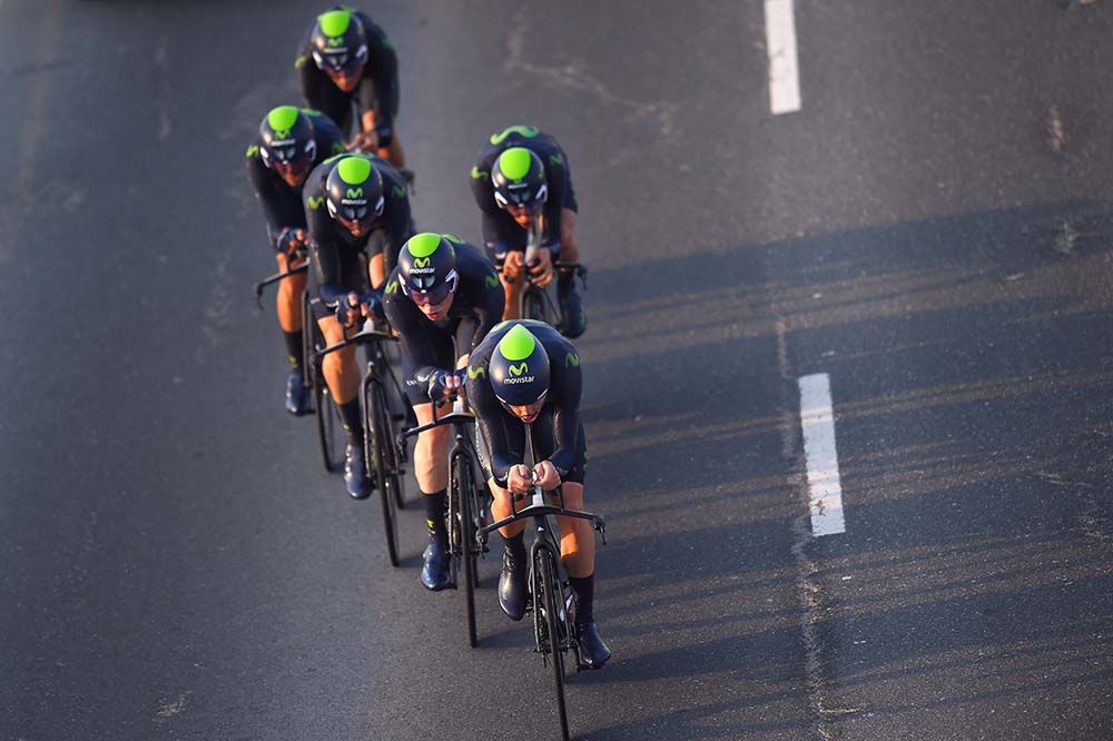 Movistar finished sixth without the power of Adriano Malori