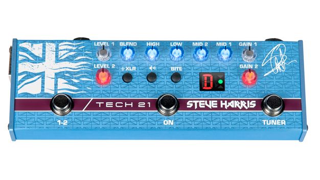 Want to play with madness? Check out Tech 21’s Steve Harris SH1 Signature SansAmp