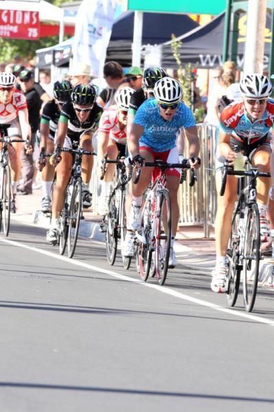 Rebecca Werner (Specialized SA) was safe in the bunch.