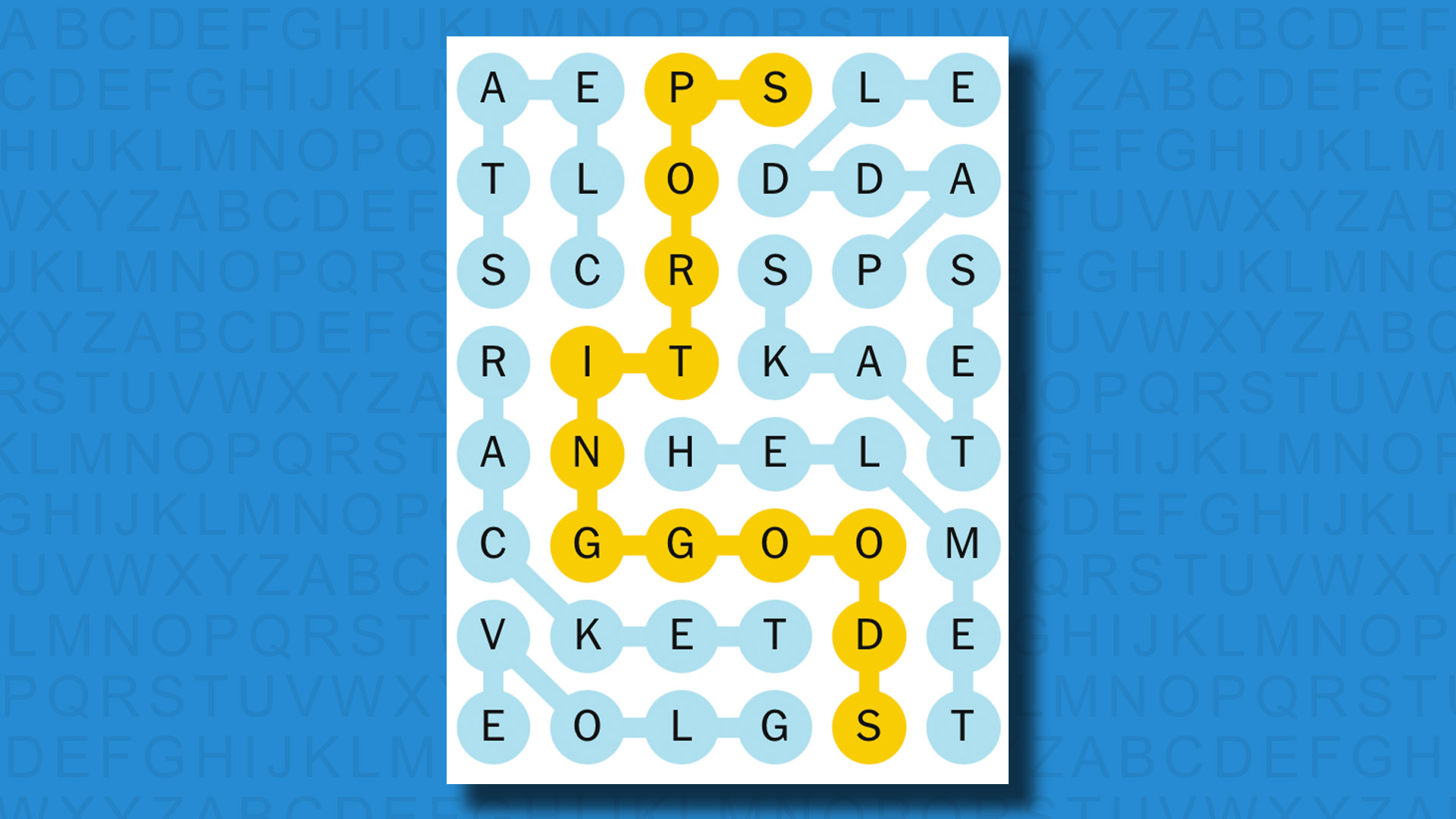NYT Strands answers for game 551 on a blue background