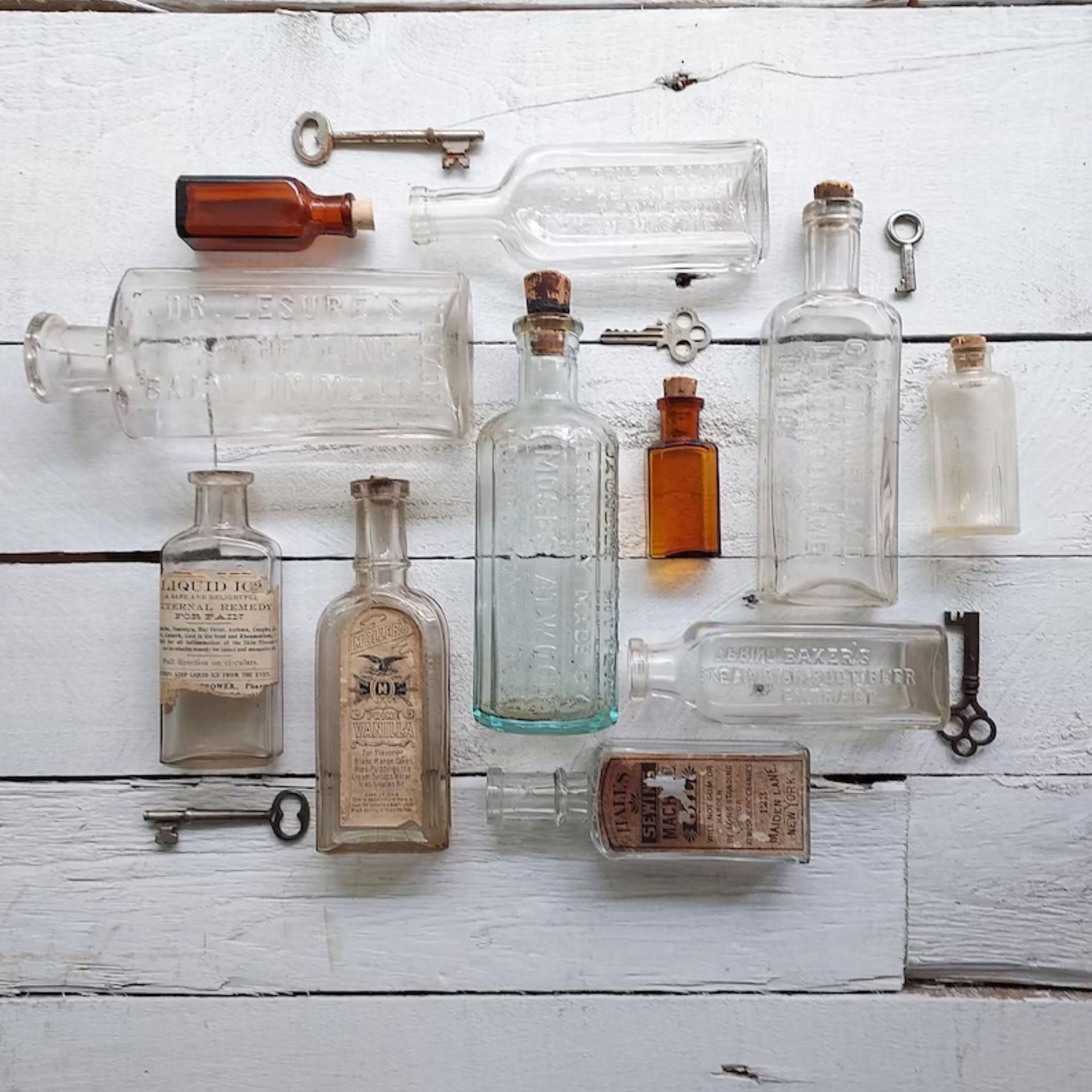 Vintage Glass Bottles