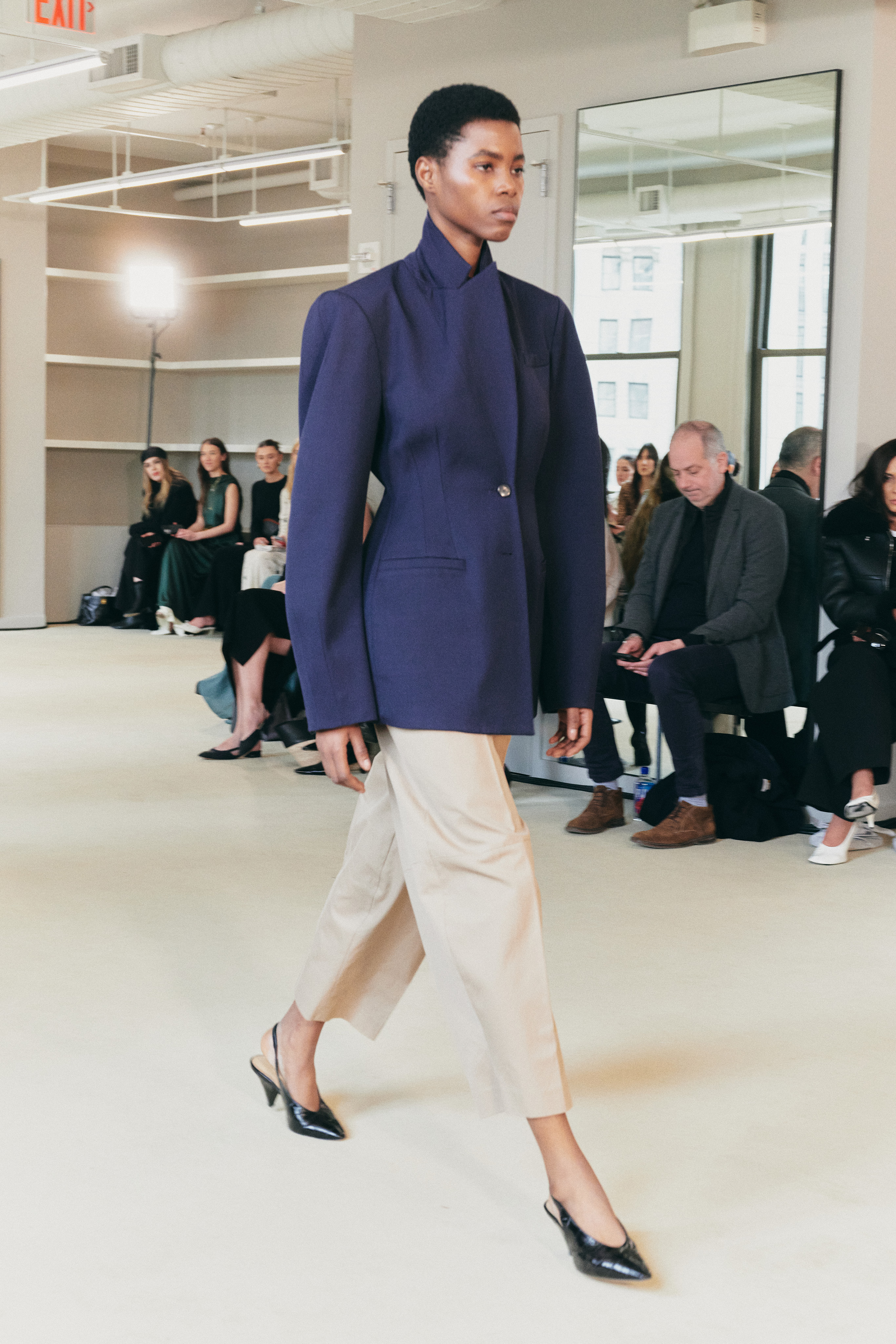 runway image from Altuzarra's fall/winter 2025 collection presented during NYFW