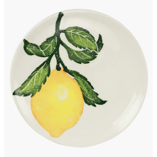 Limoni earthenware salad plate