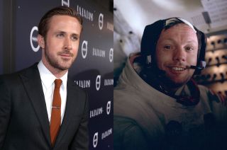 Ryan Gosling and Neil Armstrong