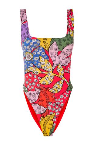 MARA HOFFMAN Idalia printed swimsuit sustainable swimwear 