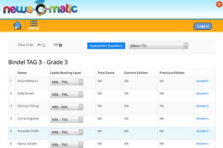 2015-16 News-O-Matic for School An Exceptional Resource