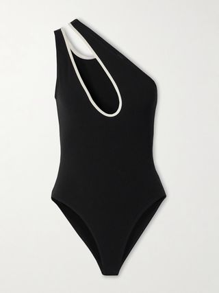 + Net Sustain One-Shoulder Cutout Swimsuit