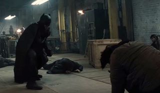 Batman Warehouse Fight Batman V Superman Dawn of Justice