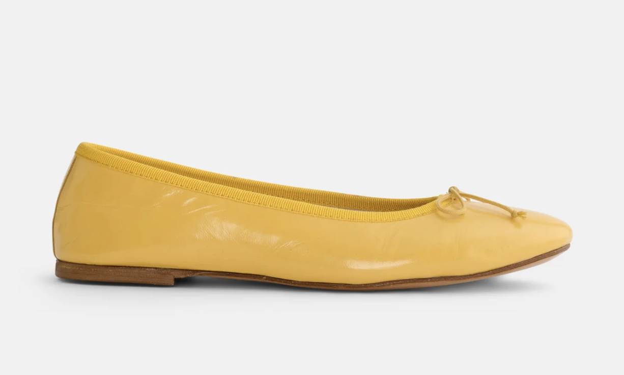 Alex Mill, Prince Street Ballet Flat in Leather