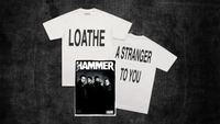 Loathe on the cover of Metal Hammer, with a t-shirt featuring the band logo