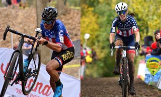 Gage Hecht and Clara Honsinger have held stars-and-stripes jerseys as US cyclo-cross champions since 2019