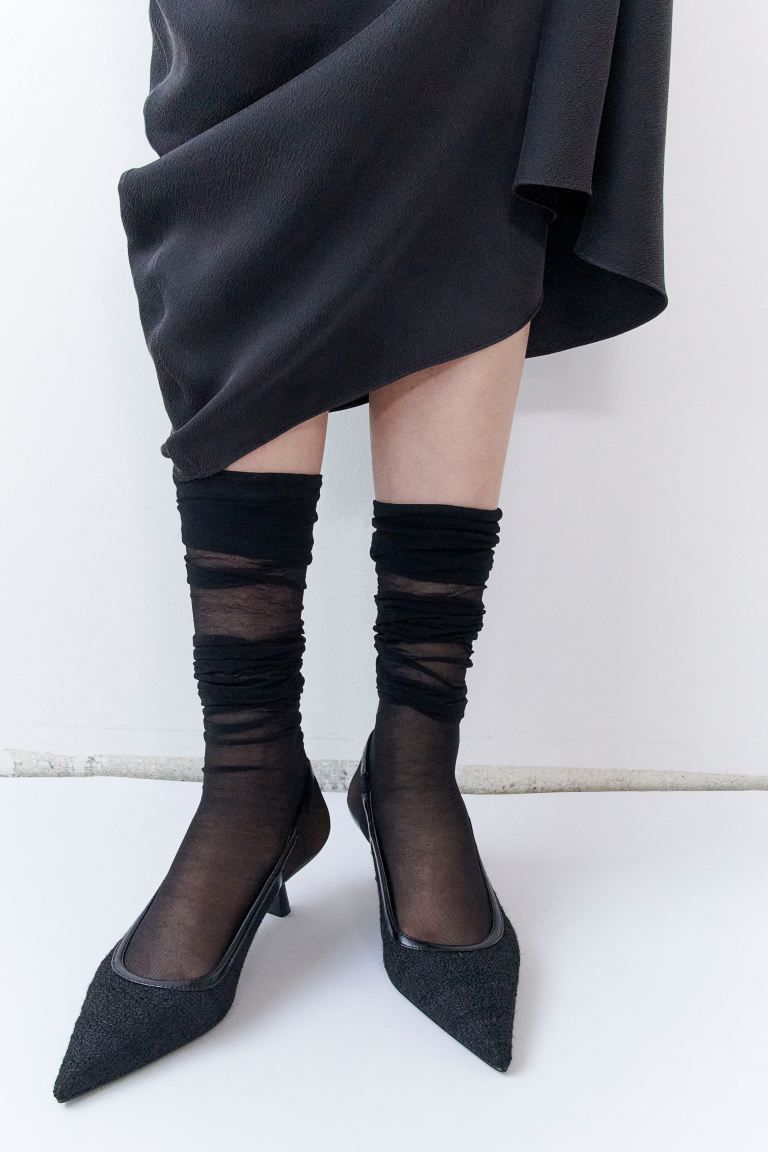 Textured Slingbacks