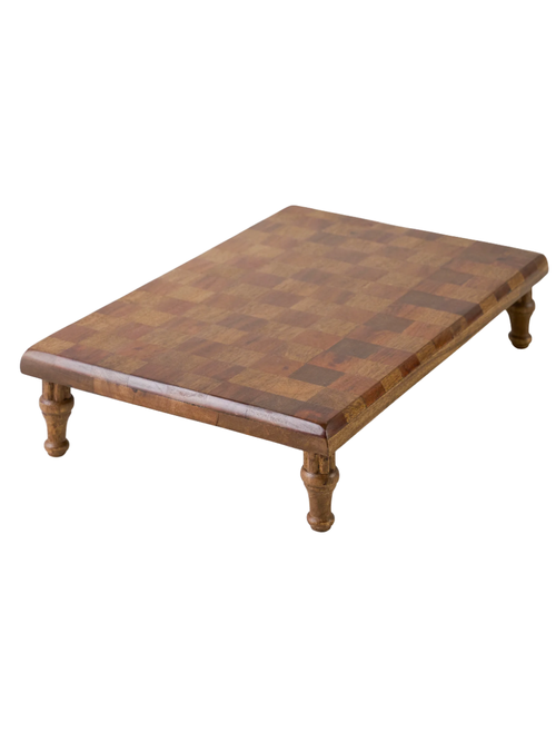 Large Checkered Wood Riser