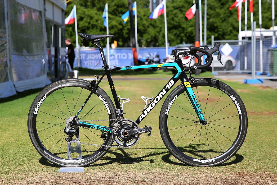 Astana's new2017 Argon 18 Gallium Pro machines