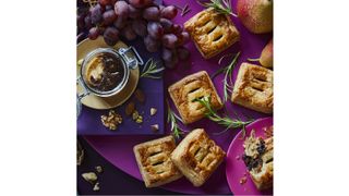 Pear & Fig Mince Pies in Cheese Pastry