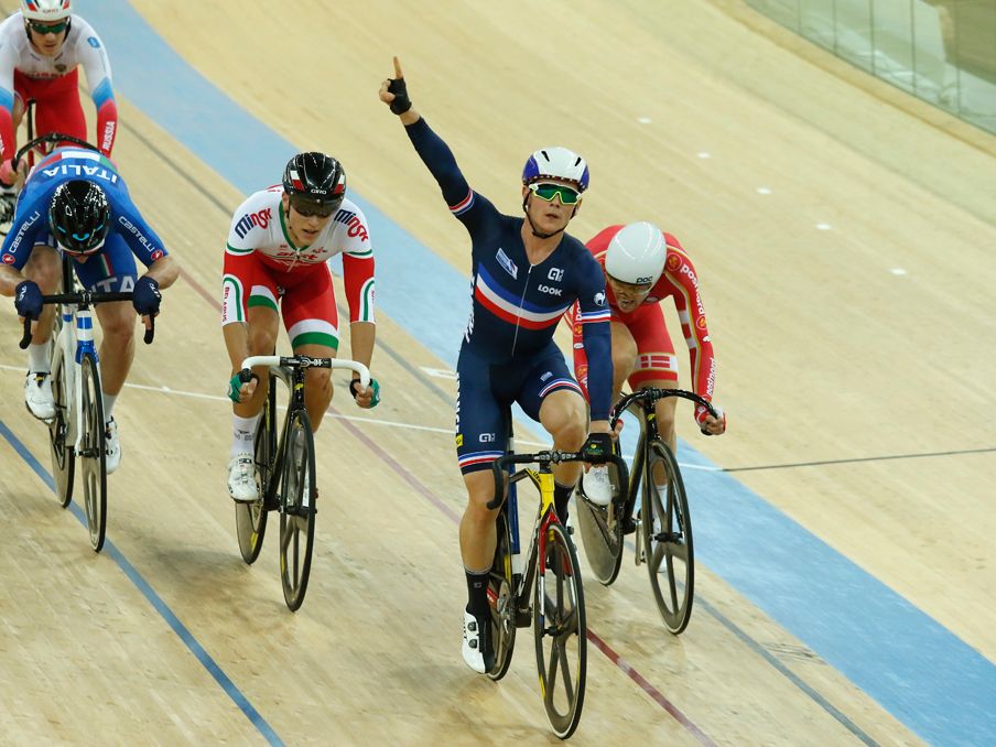 Thomas Boudat (France) wins the men's Omnium