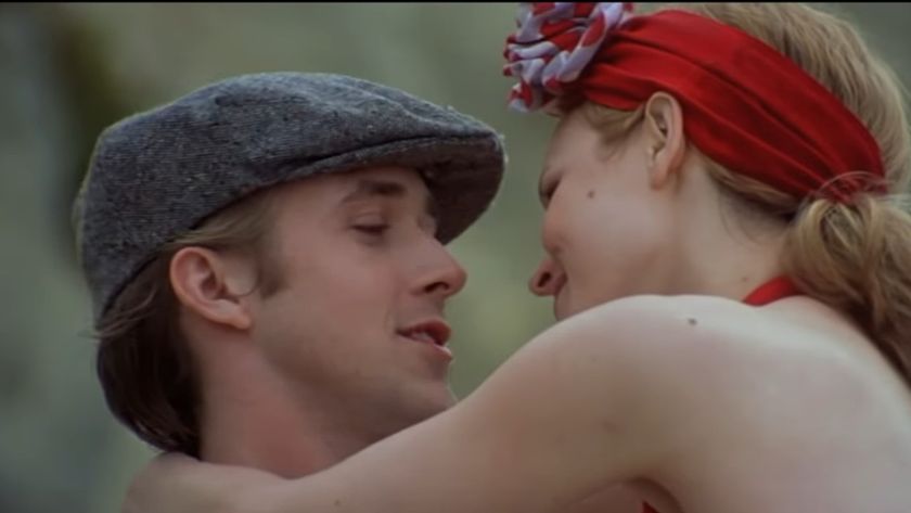 Ryan Gosling and Amy Adams in The Notebook