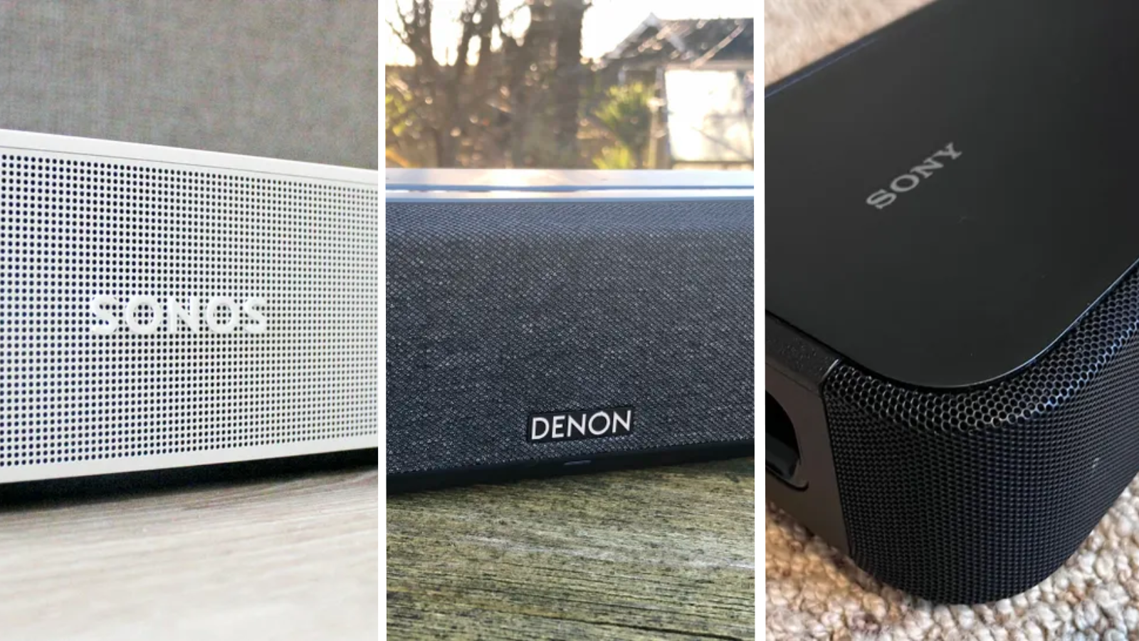 Sonos, Denon en Sony soundbars