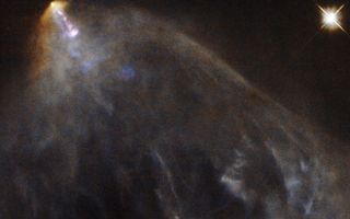 HH 151 Glowing Jet from Young Star space wallpaper
