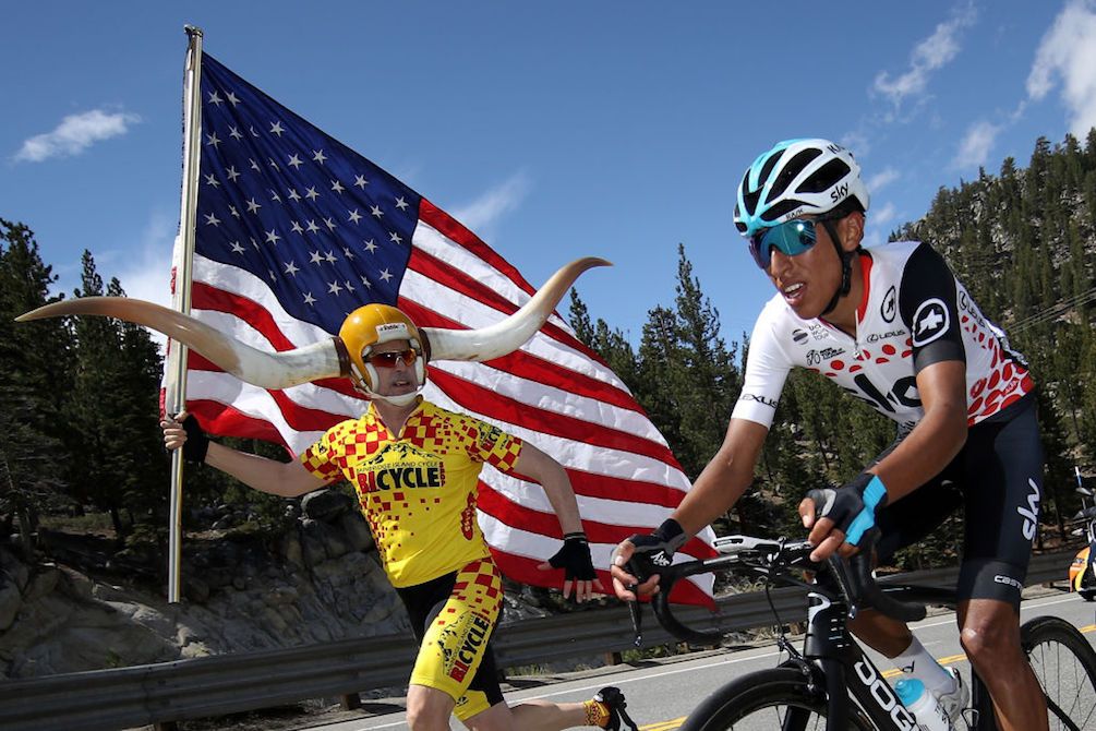 Team Sky's Egan Bernal climbs his way back into the race lead on stage 6 of the 2018 Tour of California