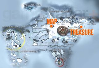 God of War Viking's Gift treasure map