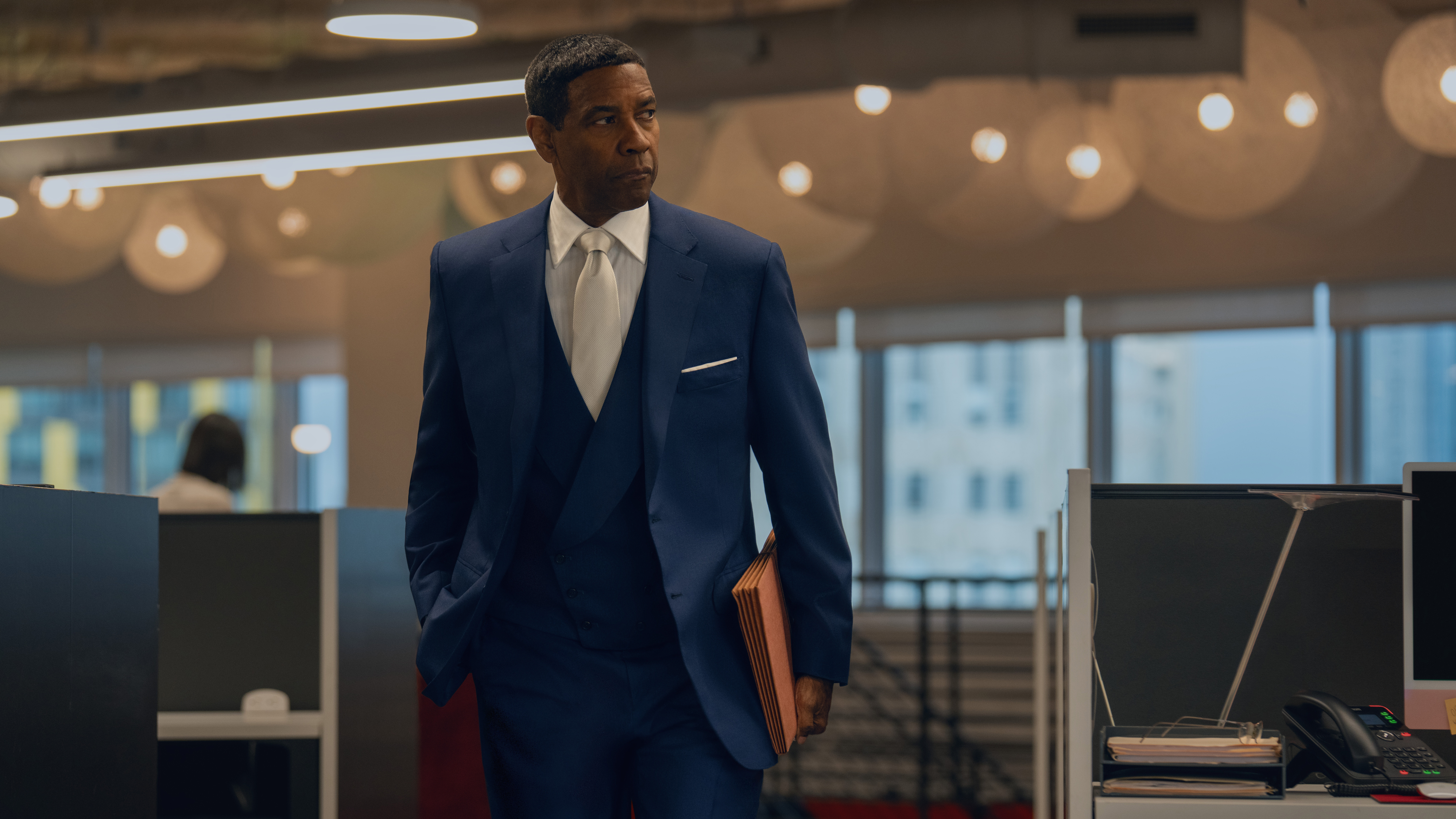 Denzel Washington as David King in Highest 2 Lowest.