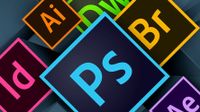 Array of Adobe Creative Cloud logos