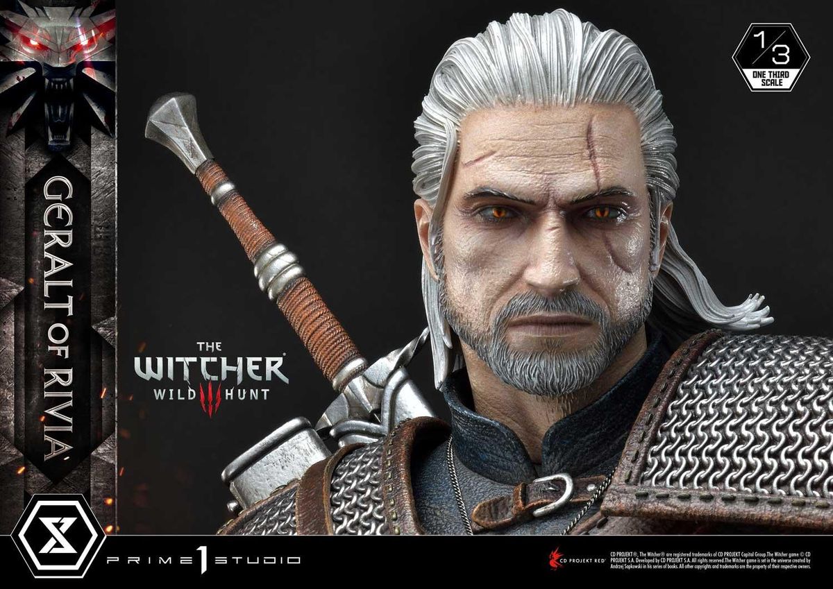 Geralt of Rivia statue