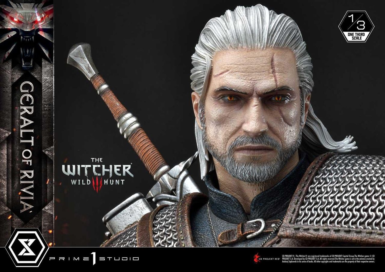 Geralt of Rivia statue