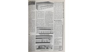 What Hi-Fi? January 1984 Marantz SR-320L receiver test page