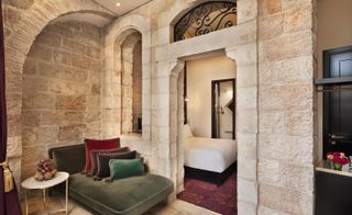 Authentic stone hotel suite