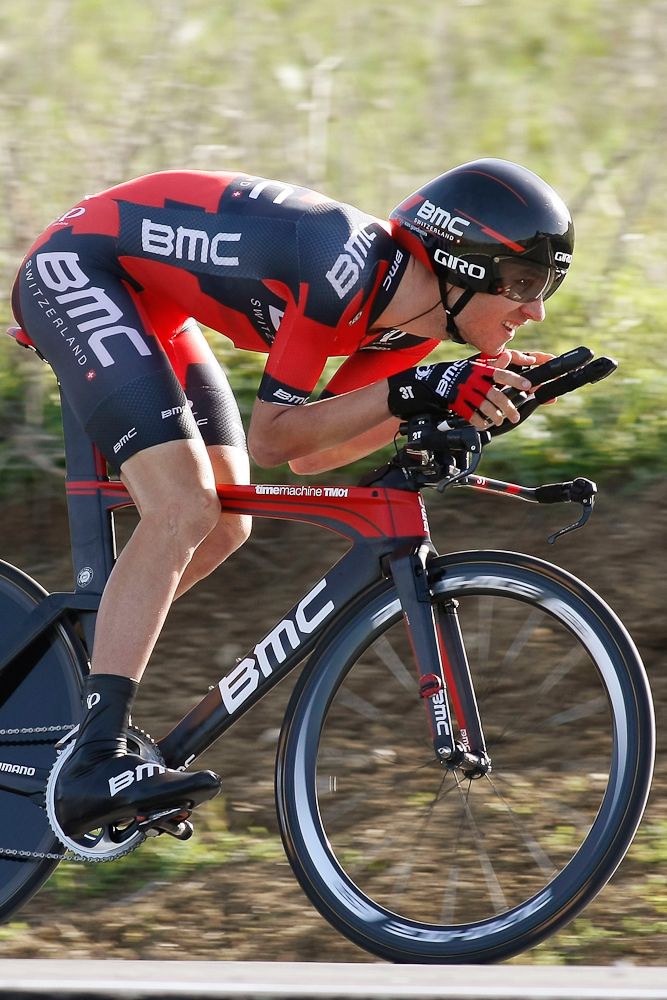 Tejay van Garderen on his way to winning the time trial at Ruta del Sol.