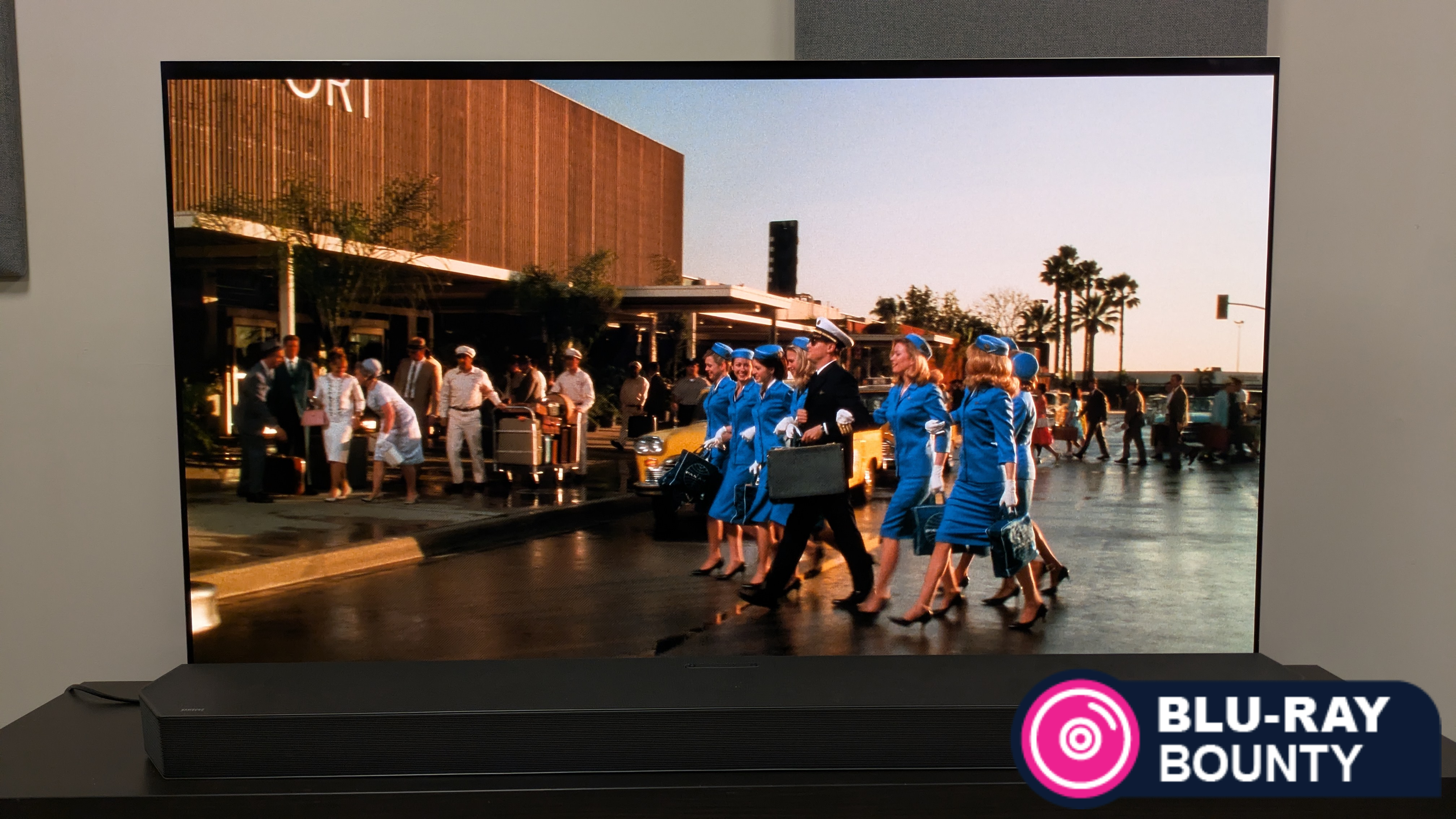 Blu-ray Bounty December 2025 hero image with Catch Me If You Can on LG G5 