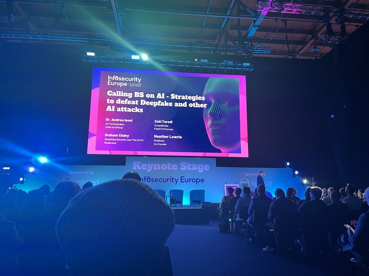 Calling BS on AI keynote speech at infosec