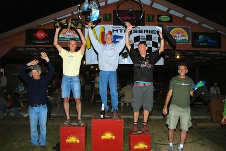 Shenandoah Mountain 100 masters' podium