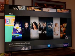 Apple TV+ Apple TV interface